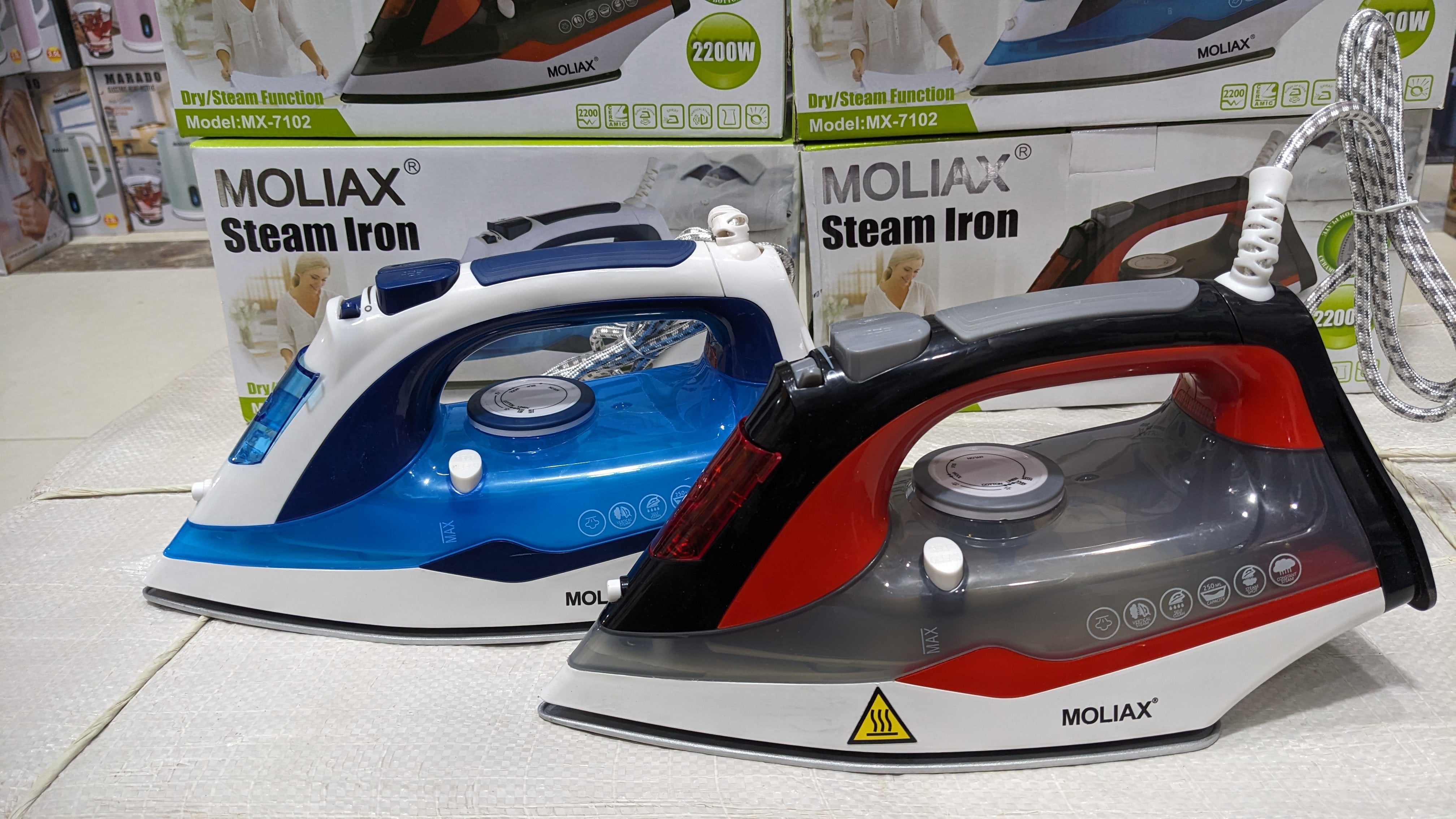 MOLIAX STEAM IRON 2200W FULLY AUTOMATIC