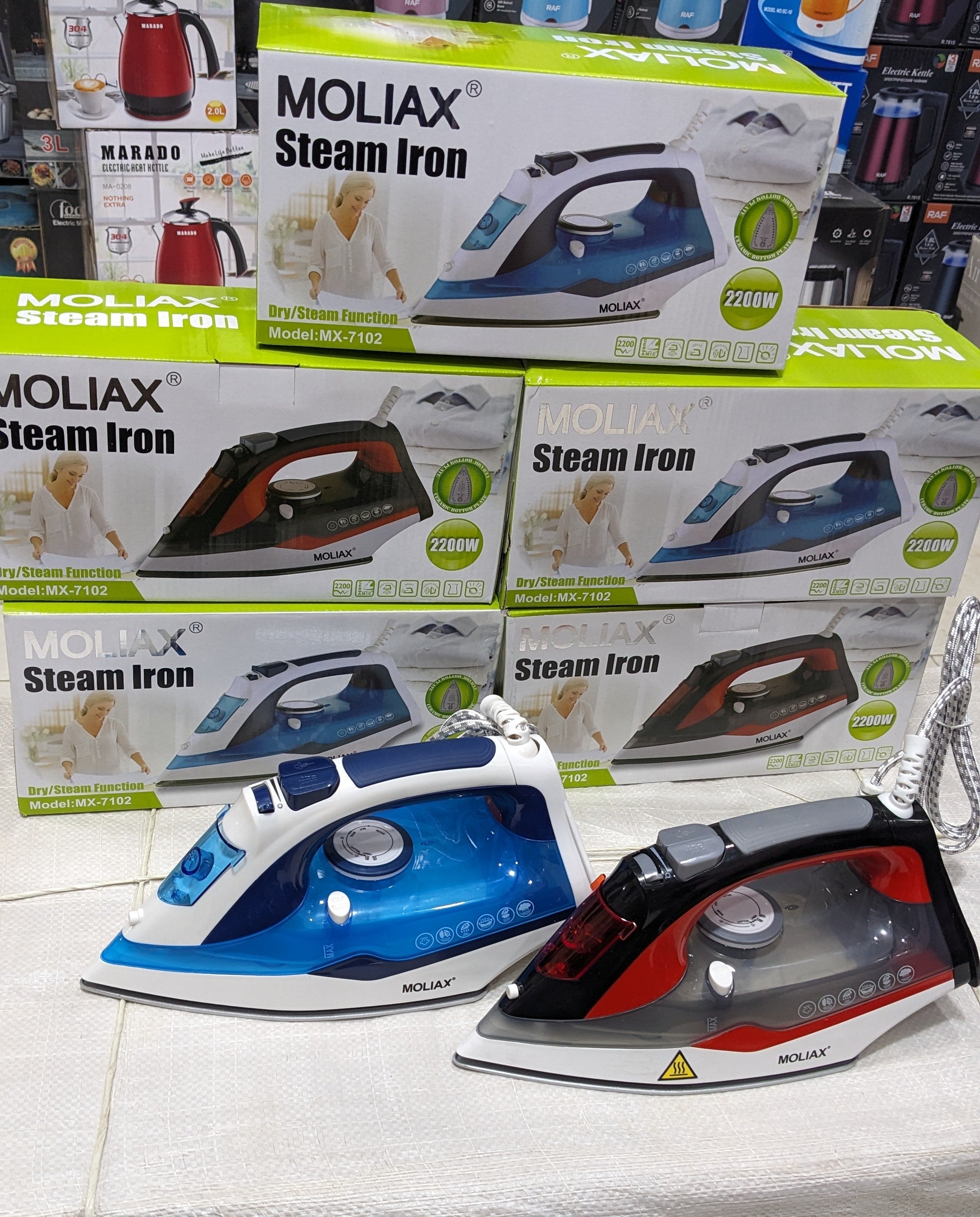 MOLIAX STEAM IRON 2200W FULLY AUTOMATIC