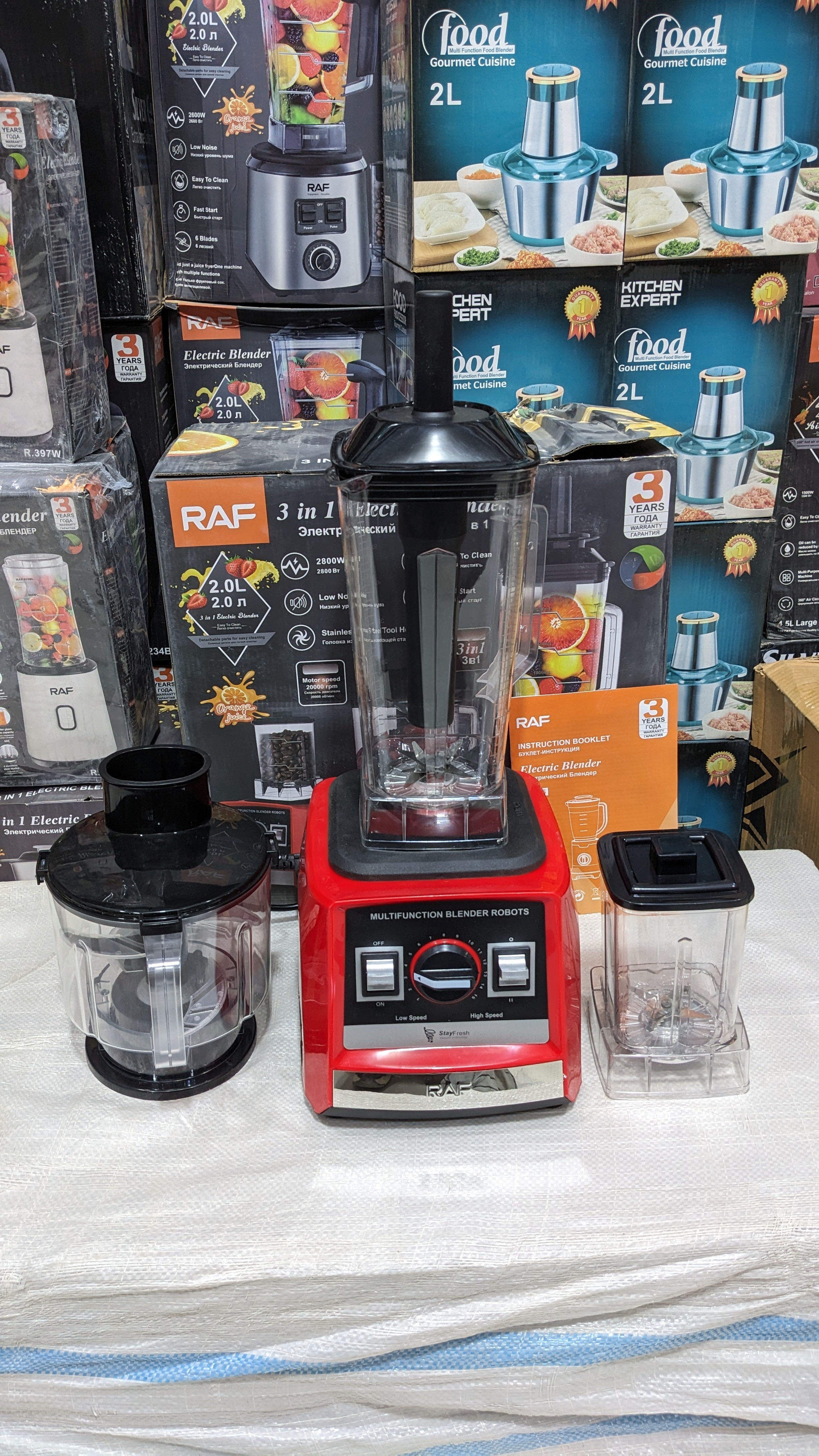 RAF 3in1 electric blender