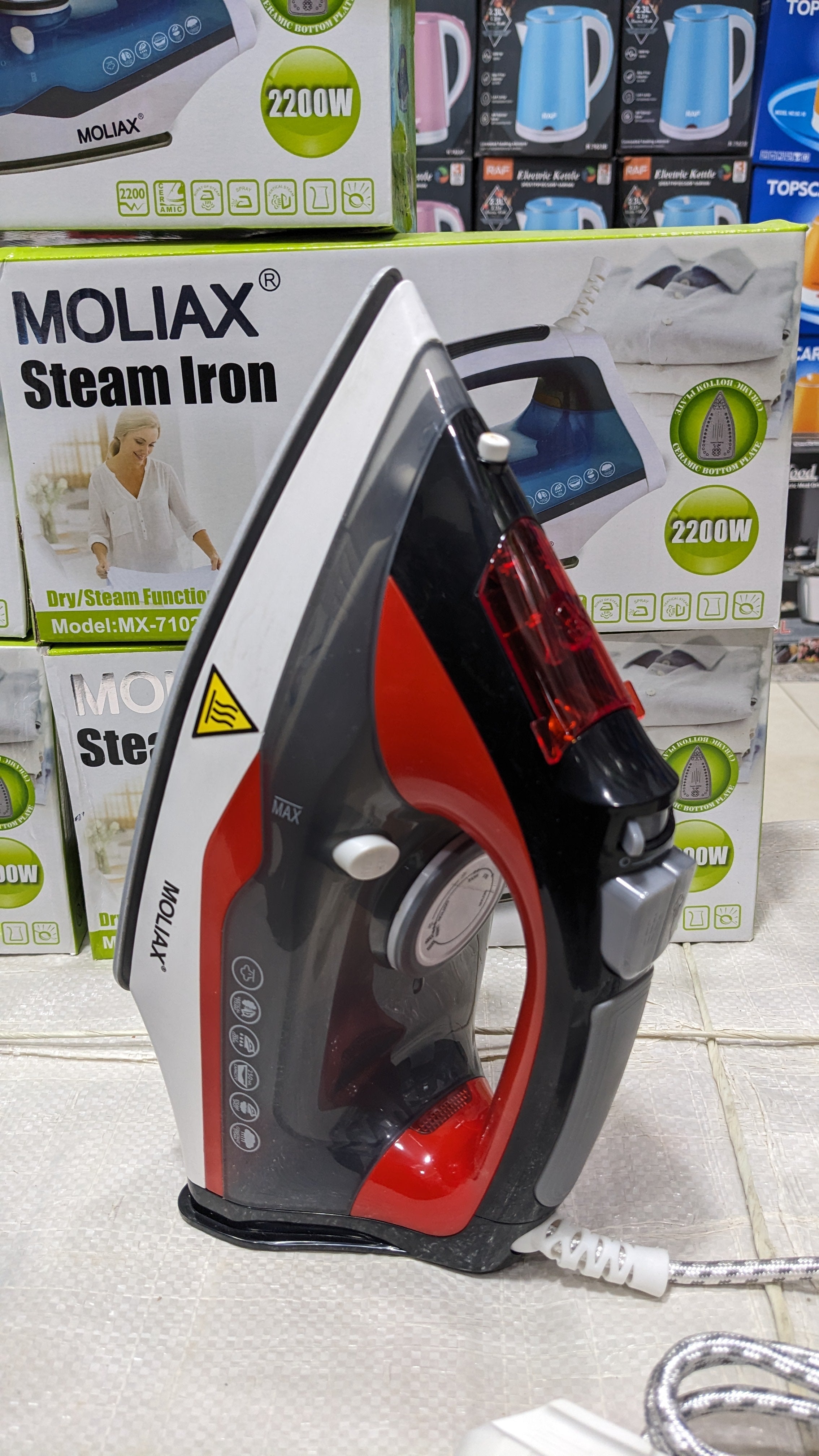 MOLIAX STEAM IRON 2200W FULLY AUTOMATIC