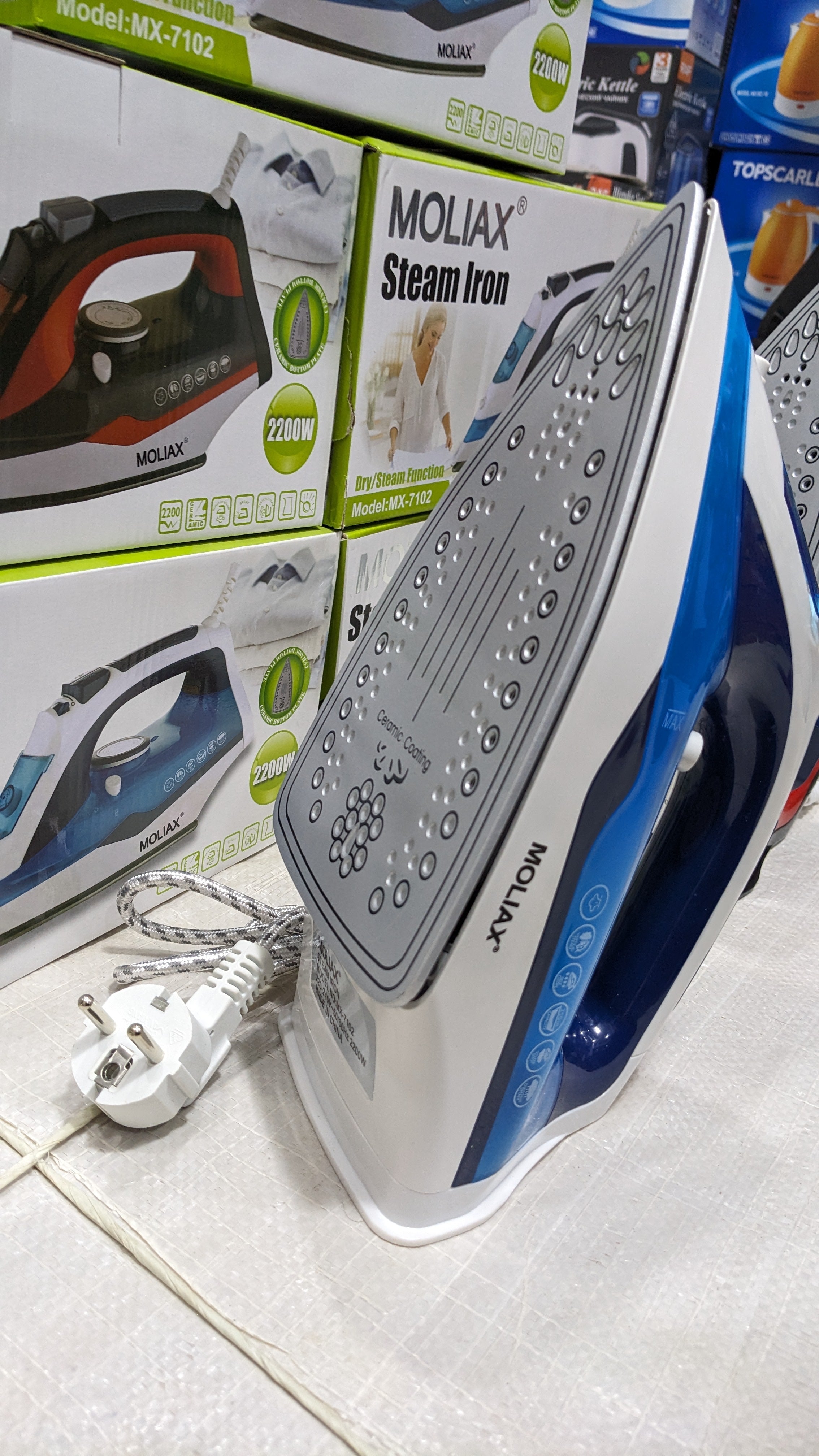 MOLIAX STEAM IRON 2200W FULLY AUTOMATIC